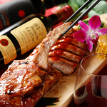 ハラミグリルなどの肉料理の他、魚料理も味わえるお得なコース！