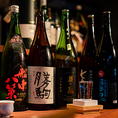全国各地から厳選された焼酎や地酒が多数揃い、どれも魅力的です♪