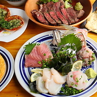 新鮮なお魚をはじめジャンルにとらわれない創作料理