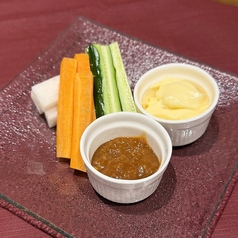 新鮮野菜スティック~特製醤油麹マヨ~