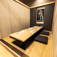 【少人数向け個室】2名様から個室にご案内可能です