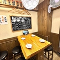 最大4名様用のお席となっております！