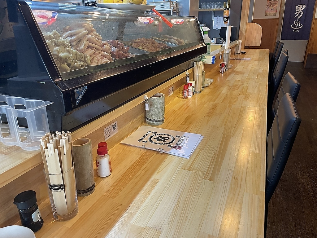 距離が近いカウンター席はおすすめです！