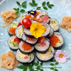 【映える絶品料理！】新橋太巻きタワー