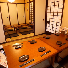 仕切りが取り外し可能ですので4名様～30名様まで可能ですよ！！　渋沢　居酒屋　食べ放題　飲み放題　歓迎会　送別会　貸切　宴会　座敷　個室