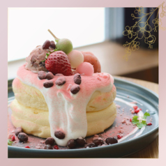 【期間限定】北海道産大納言の桜パンケーキの写真