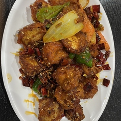 鶏肉の唐辛子炒め