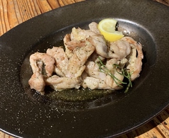 鶏せせりの炭火焼レモン焦がしバターソテー
