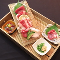 料理メニュー写真&nbsp;【麦うさぎ名物】【人気TOP5】馬刺し七種盛り
