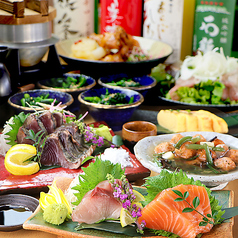 完全個室居酒屋　熟成魚と熟成肉　魚ト肉（ととにく）　鹿児島天文館店のコース写真