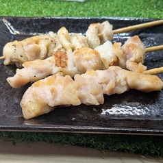 焼き鳥３種（若鶏もも、ネギま、皮）　塩、タレ