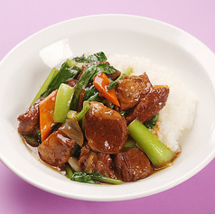牛バラ肉あんかけご飯