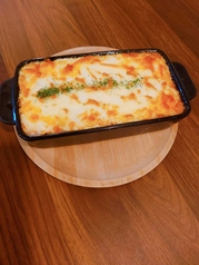 自家製ベシャメルソースエビのグラタン