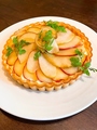 料理メニュー写真 リンゴのタルト　今日の日替わりデザート