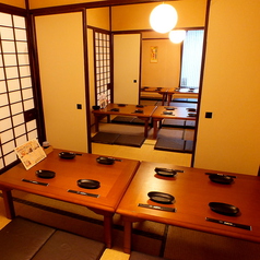 仕切りが取り外し可能ですので4名様～30名様まで可能ですよ！！渋沢　居酒屋　食べ放題　飲み放題　歓迎会　送別会　貸切　宴会　座敷　個室