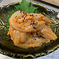 甲イカのウニ味噌漬け