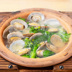 あさりと菜の花の小鍋