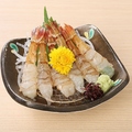 料理メニュー写真&nbsp;白ガスエビ刺身(時価)