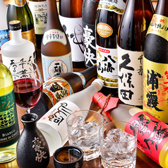 こだわりの種類豊富な日本酒の数々！