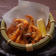 甘海老の唐揚げ
