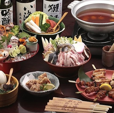 「力士料理」と「江戸ちゃんこ」を味わえるプランが充実◎各種宴会にもおすすめです！