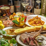 コースは飲み放題付で4000円(税込)～ご用意中♪