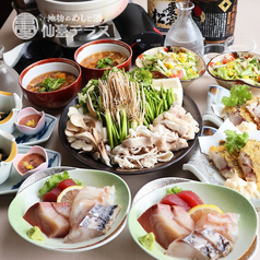 地物のめしと酒　仙臺テラス　仙台国分町のコース写真