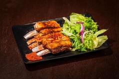 ラムのスペアリブ炭火焼き
