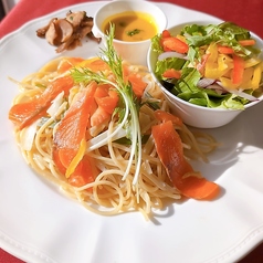 濃厚クリームと爽やかな柚子の香り♪パスタプレート◎