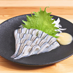 甑島産きびなご刺し