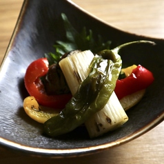 季節野菜の焼き浸し