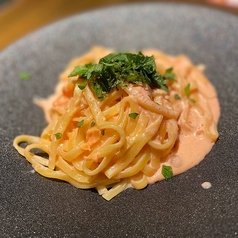 明太子と大葉の濃厚クリームソース