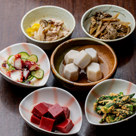 【日替わりのおばんざい、一品物】