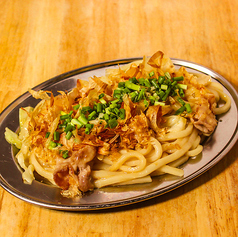 三元豚の和風焼きうどん