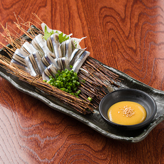 するるーお刺身 ～キビナゴの酢味噌仕立て～