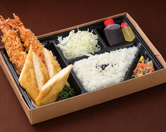 極太海老フライ＆ささみかつ弁当