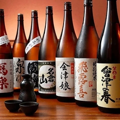 会津・上田地酒を中心に約15種を厳選
