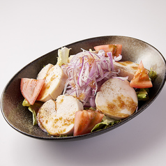 鶏ハムとスライスオニオンサラダ