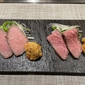 料理メニュー写真&nbsp;ローストビーフ2種食べ比べ