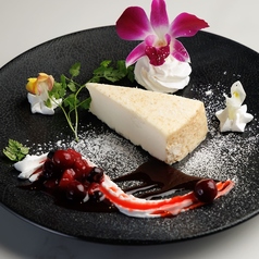 白いチーズケーキ