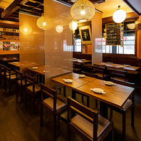 プライベート感満載!くつろぎの半個室♪