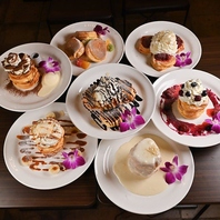 南国気分満点！種類豊富なパンケーキを楽しもう♪