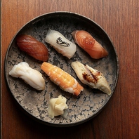 『わたくし自慢の赤酢を使用したお寿司』