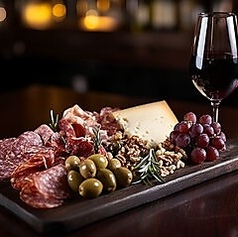 チーズとサラミ