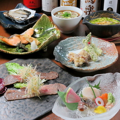 魚と肉と北海道 蔵のコース写真