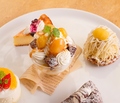 料理メニュー写真 日替わりデザート（アイス付き）