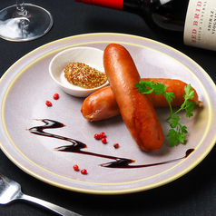 ロングソーセージのグリル