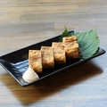 料理メニュー写真 カニ醤油のたまご焼き