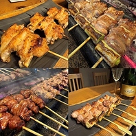 部位ごとに仕入れ先を変える、職人こだわりの焼き鳥