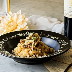 ポルチーニ茸のクリームチーズリゾット